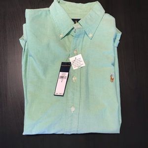 Green Oxford Button-up - Large - Ralph Lauren